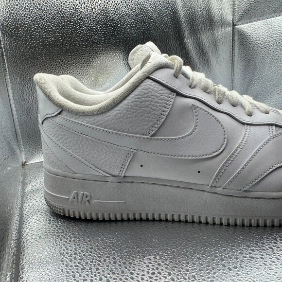 Size 12‎ Nike Air Force 1 \'07 LV8 White Blanc Mens Athletic Sneakers CK7214-100 main image 11